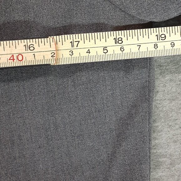 Studio JPR Woman's Jacket Size LARGE, Gray, Hook Closure, Ruffle Design - Picture 8 of 10